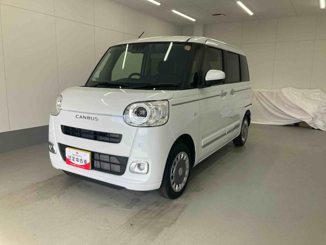 ムーヴキャンバスセオリーＧターボ衝突被害軽減ブレーキ　横滑り防止装置　４ＷＤ　オートハイビーム　アイドリングストップ　ステアリングスイッチ　オートライト　キーフリー　オートエアコン　ナビ　ドラレコ　パノラマカメラ　ＥＴＣ　マット（岐阜県）の中古車