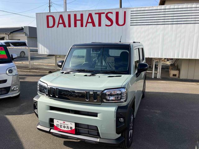 タフトG ダーククロムベンチャー 届出済未使用車2WD CVT 660cc 衝突被害軽減ブレーキ 横滑り防止装置 ABS サイドエアバッグ アイドリングストップ プッシュボタンスタート ディスプレイオーディオ クルーズコントロール 届出済未使用車(福島県)の中古車