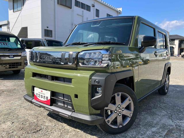 タフトＧターボ　ダーククロムベンチャーターボ　２ＷＤ　ＣＶＴ　スマートアシスト　スカイフィールトップ　シートヒーター　　全車速追従機能付ＡＣＣ　電動パーキングブレーキ　オートホールド機能　プッシュボタンスタート　　衝突警報機能（福島県）の中古車