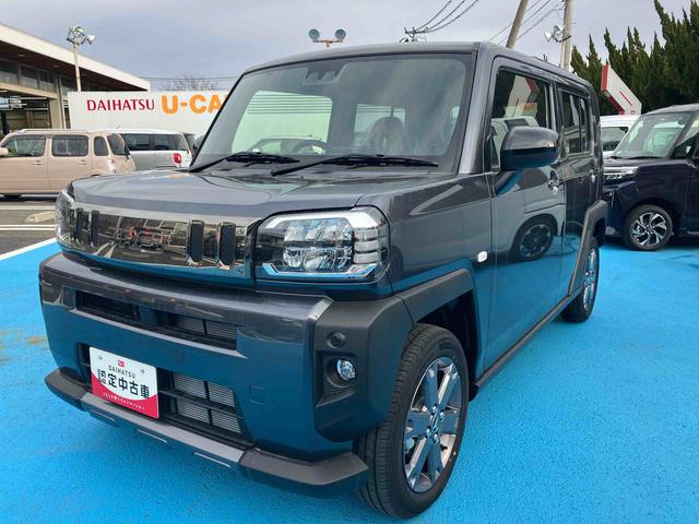 タフトＧターボ　ダーククロムベンチャー　４ＷＤ　届出済未使用車４ＷＤ　ＣＶＴ　６６０ｃｃ　ディスプレイオーディオ　バックモニター　衝突被害軽減ブレーキ　横滑り防止装置　ＡＢＳ　サイドエアバッグ　アイドリングストップ　プッシュボタンスタート　届出済未使用車（福島県）の中古車