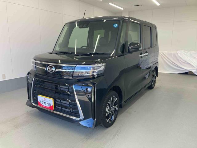 タントカスタムＸ衝突被害軽減ブレーキ　横滑り防止装置　オートハイビーム　アイドリングストップ　ステアリングスイッチ　オートライト　キーフリーシステム　オートエアコン　ディスプレイオーディオ　バックカメラ（岐阜県）の中古車