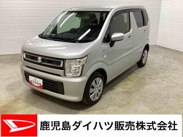 ワゴンＲハイブリッドＦＸインパネシフト　プッシュスタートスイッチ　電子カードキー　カーナビ　バックモニター　ＡＢＳ　オートエアコン（鹿児島県）の中古車