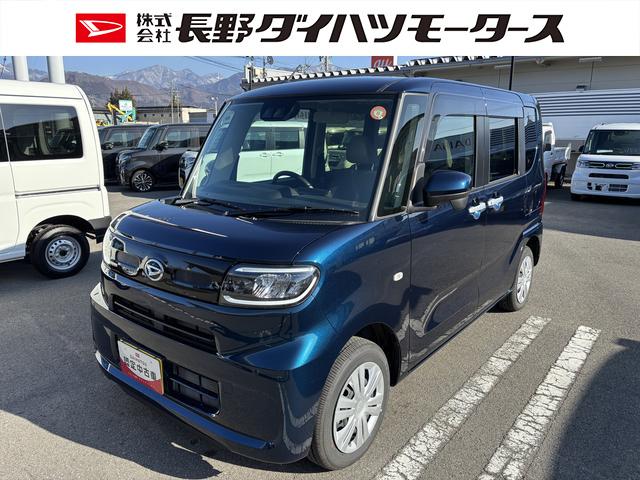 タントXCDチューナー USBソケット 片側電動スライドドア ミラクルオープンドア 両側シートヒーター 電動格納ミラー プッシュスタート 格納式テーブル キーフリー 14インチフルホイールキャップ スマアシ(長野県)の中古車