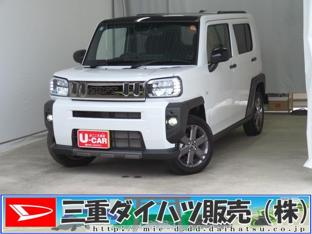 タフトＧ　ダーククロムベンチャー　　　バックカメラ　１年間無料保証電動パーキングブレーキ　コーナーセンサー　純正９型ディスプレイオーディオ　サンル−フ　電動格納式ミラー　ＢＬＵＥＴＯＯＴＨ　プッシュスタート　地デジ　運転席・助手席シートヒーター　ＨＤＭＩ接続（三重県）の中古車