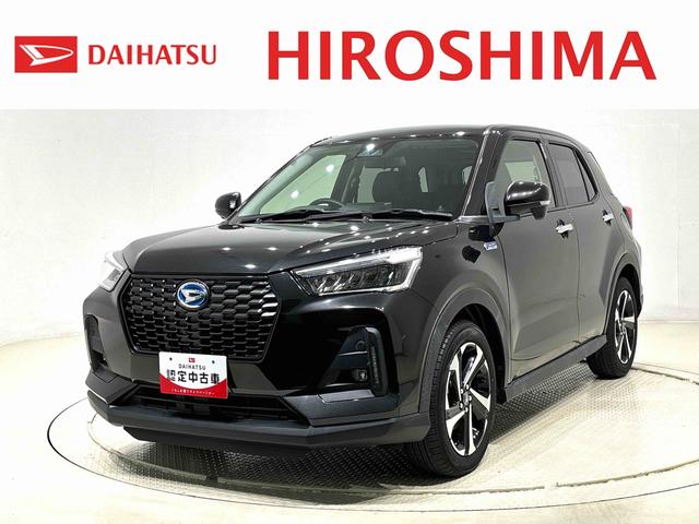 ロッキープレミアムＧ　ＨＥＶ　ナビ・パノラマカメラ・ＥＴＣＬＥＤヘッドランプ・フォグランプ　全車速追従機能付アダプティブクルーズコントロール　レーンキープコントロール　ブラインドスポットモニター　１７インチアルミホイール　シートヒーター（広島県）の中古車