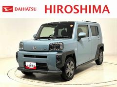 タフトＧターボ　カーナビ　バックモニター　ＥＴＣ　キーフリー運転席・助手席シートヒーター　オートエアコン　電動パーキングブレーキ　オートライト　サイドエアバッグ　セキュリティーアラーム　純正１５インチアルミホイール　スカイフィールトップ