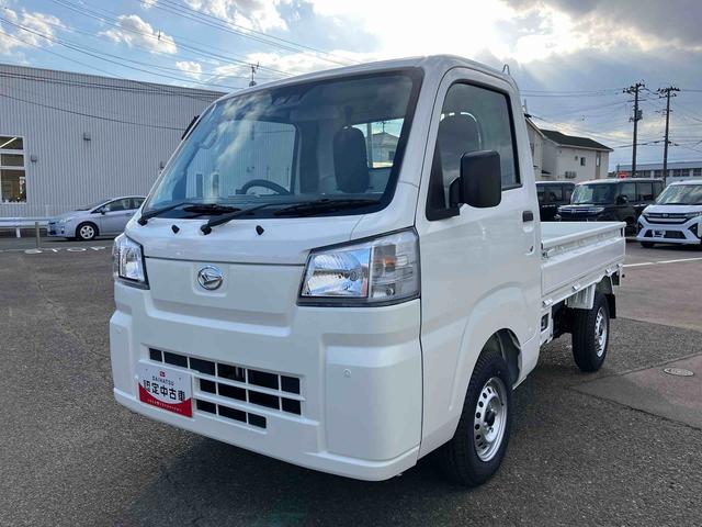 ハイゼットトラックスタンダード　４ＷＤ　届出済未使用車４ＷＤ　　６６０ｃｃ　５速マニュアル　衝突被害軽減ブレーキ　横滑り防止装置　ＡＢＳ　アイドリングストップ　エアコン　パワーステアリング　届出済未使用車（福島県）の中古車