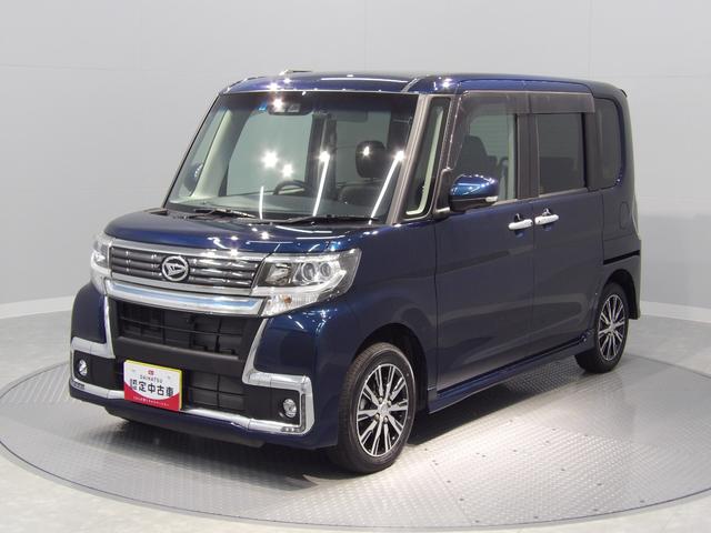 タントカスタムＸ　トップエディションＶＳ　ＳＡIII４ＷＤ　ＬＥＤヘッドライト　両側パワースライドドア　純正ナビ　パノラマ　フルセグＴＶ　　専用１４インチアルミホイール　プッシュボタンスタート　オートエアコン　シートヒーター　ハーフビニールレザーシート（岩手県）の中古車