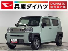 タフトＧ　ダーククロムベンチャー　アダプティブクルーズコントロール走行無制限１年保証　前後コーナーセンサー　アダプティブクルーズコントロール　前席シートヒーター　オートマチックハイビーム　オートブレーキホールド　スカイフィールトップ　１５インチ純正アルミホイール