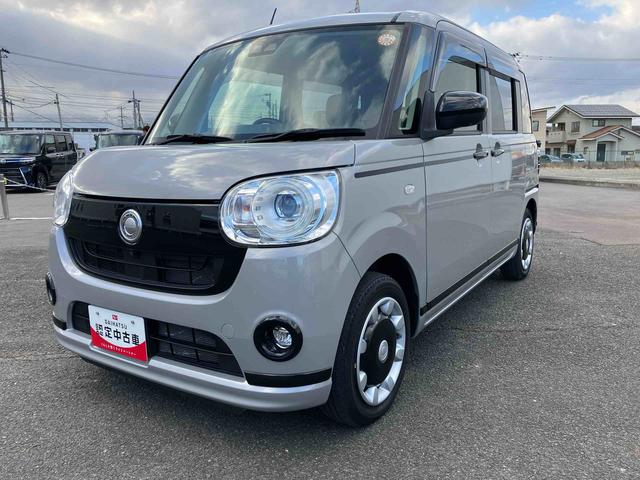 ムーヴキャンバスＧブラックアクセントＶＳ　ＳＡIII　車検整備付２ＷＤ　ＣＶＴ　６６０ｃｃ　ＥＴＣ車載器　両側電動スライドドア　衝突被害軽減ブレーキ　横滑り防止装置　ＡＢＳ　アイドリングストップ　プッシュボタンスタート　車検整備付　ワンオーナー車（福島県）の中古車