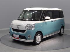 ムーヴキャンバスＸメイクアップリミテッド　ＳＡＩＩＩメモリーナビ　全周囲カメラ　両側パワースライドドア　置き楽ボックス　イモビライザー機能付きキーフリーシステム　ＬＥＤヘッドライト　プッシュボタンスタート　衝突回避支援システムスマートアシスト