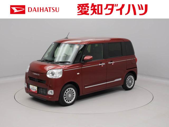 ムーヴキャンバスセオリーＧターボ　両側電動スライドドアオーディオレス　バックカメラ　ＬＥＤヘッドライト　アイドリングストップ　プッシュスタート　エアバック　ＡＢＳ　ＣＶＴ　キーフリー（愛知県）の中古車