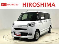 ムーヴキャンバスセオリーＧターボ　シートヒーター　バックモニター対応カメラＬＥＤオートライト・フォグランプ　電動パーキングブレーキ　プッシュボタンスタート　セキュリティアラーム　バックカメラ　両側パワースライドドアウエルカムオープン機能　オート電動格納式ドアミラー