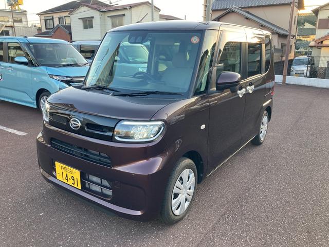 タントＸターボ１４インチフルホイールキャップ　フルＬＥＤヘッドランプ　オート格納式カラードドアミラー　左側パワースライドドア　ＴＦＴカラーマルチインフォメーションディスプレイ　本革巻きステアリングホイール（静岡県）の中古車