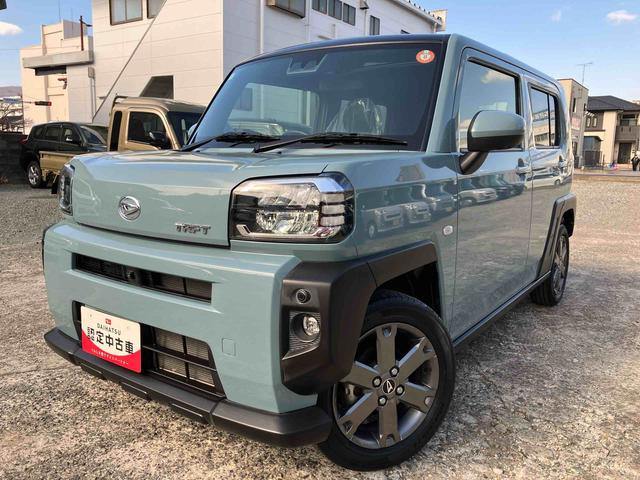 タフトＧターボターボ　ＣＶＴ　２ＷＤ　スカイフィールトップ　スマートアシスト　シートヒーター　電動パーキングブレーキ　オートホールド機能　プッシュボタンスタート　　全車速追従機能付ＡＣＣ　パノラマモニター（福島県）の中古車