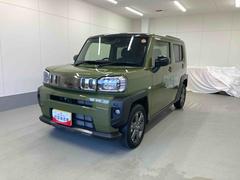 タフトＧターボ　ダーククロムベンチャー衝突被害軽減ブレーキ　横滑り防止装置　オートハイビーム　アイドリングストップ　ステアリングスイッチ　オートライト　キーフリー　オートエアコン　ナビ　ドラレコ　パノラマカメラ　ＥＴＣ　マット