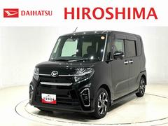 タントカスタムＸ　７インチナビ　ＥＴＣ　ドライブレコーダー付全周囲カメラ側電動スライドドア　前席シートヒーター　オーディオ操作用ステアリングスイッチ　ＬＥＤヘッドライト　ＬＥＤフォグランプ　プッシュボタンスタート　１４インチアルミホイール　純正カーペットマット