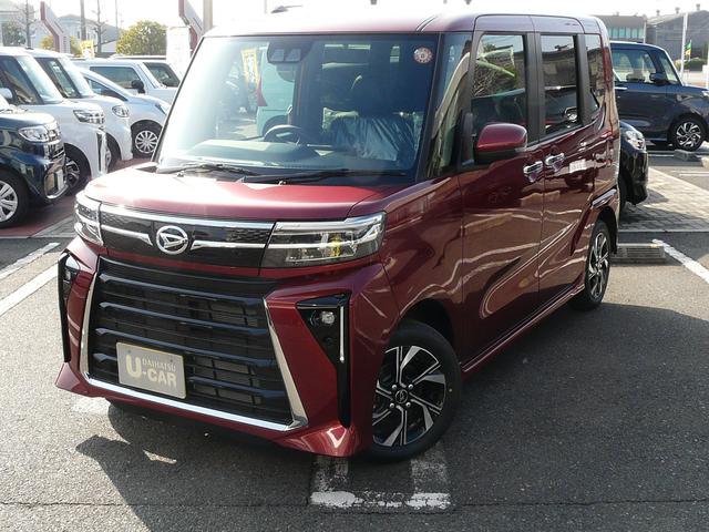 タントカスタムＸアルミホイール　セキュリティアラーム　スモークガラス　キーフリーシステム　走行距離４ｋｍ（福岡県）の中古車