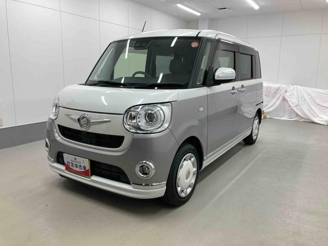 ムーヴキャンバスＧメイクアップリミテッド　ＳＡIII衝突被害軽減ブレーキ　横滑り防止装置　４ＷＤ　オートハイビーム　アイドリングストップ　ステアリングスイッチ　オートライト　キーフリー　ナビ　ドラレコ　パノラマカメラ　ＥＴＣ　マット　バイザー（岐阜県）の中古車