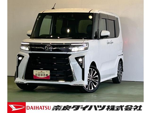 タントカスタムＲＳタ−ボ　ディスプレイオーディオ　ドラレコ　ＥＴＣ　衝突被害軽減ブレーキ　コ−ナ−センサ−　両側電動スライドドア　アイドリングストップ機能　シ−トヒ−タ−　電動パーキング　バックカメラ（奈良県）の中古車