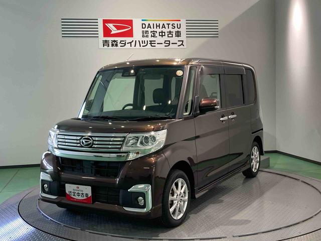 タントカスタムＸ　ＳＡIIIナビ　ドラレコ　エンスタ　下回り防錆済み　両側スライドドア　４ＷＤ　ＡＢＳ　エアバック　アルミ（青森県）の中古車