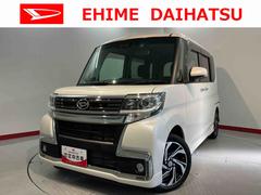 タントカスタムＲＳ　トップエディションＶＳ　ＳＡＩＩＩ純正ナビ　パノラマモニター　フルセグＴＶ　ＣＤ　ＤＶＤ　ＵＳＢ　Ｂｌｕｅｔｏｏｔｈ　ＥＴＣ　両側電動スライドドア　前席シートヒーター　オートライト　ＬＥＤヘッドライト　アイドリングストップ　キーフリー