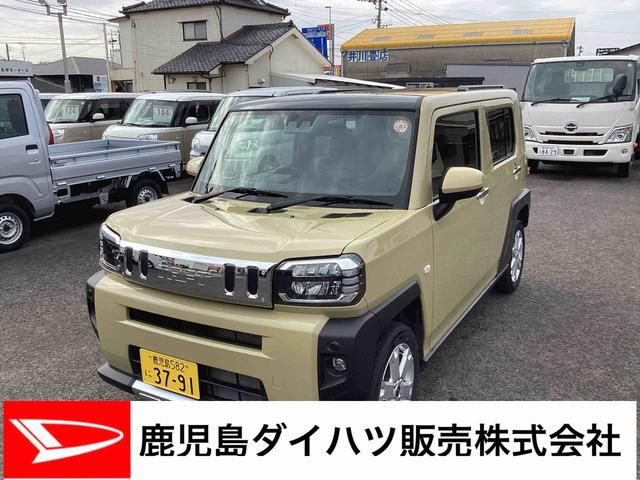 タフトG クロムベンチャーインパネシフト プッシュスタートスイッチ 電子カードキー 電動パーキングブレーキ ATハイビーム 車線逸脱警報装置 ガラスルーフ アルミホイール(鹿児島県)の中古車