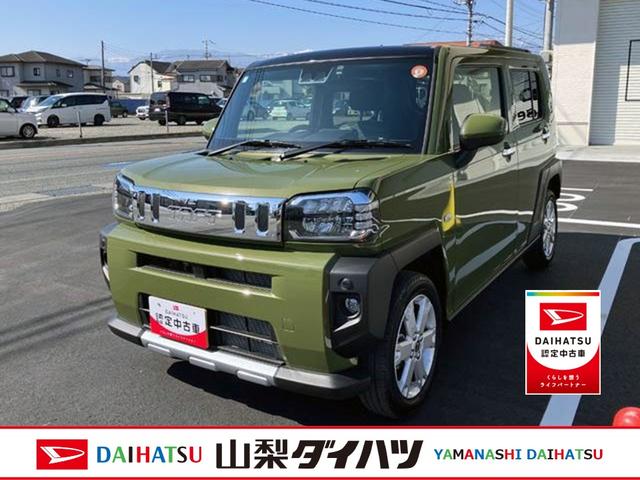 タフトＧターボ　クロムベンチャー　純正ナビ　バックモニタースマートアシスト・１５インチアルミ・Ｄ−ＣＶＴターボエンジン・ＬＥＤヘッドランプ・ＬＥＤフォグ・電動パーキング・運転席助手席シートヒーター・ＵＳＢソケット（山梨県）の中古車