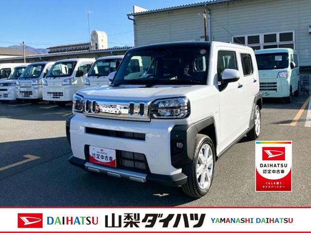 タフトG クロムベンチャー 純正ナビゲーション バックモニタースマートアシスト・15インチアルミ・LEDヘッドランプ・LEDフォグ・スカイフィールトップ・電動パーキング・運転席助手席シートヒーター・USBソケット(山梨県)の中古車