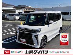 タントカスタムＸ　純正ナビゲーション　バックモニタースマートアシスト・ＬＥＤヘッドライト・１４インチアルミホイール・両側パワースライドドア・ＵＳＢソケット・運転席助手席シートヒーター・レザー調Ｘフルファブリックシート