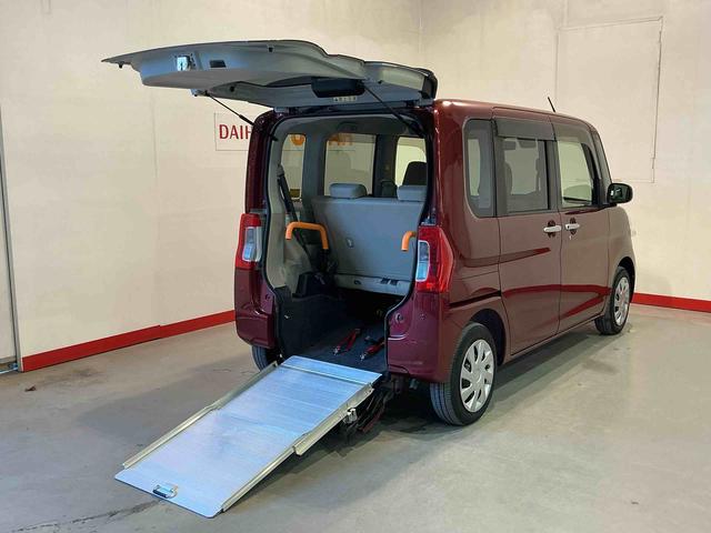 タントＸ　ＳＡIIアナログＨＤＤナビ　盗難防止　衝突被害軽減装置　オートミラー　レーンキープ　ｅｃｏアイドル　スローパー　デュアルエアバッグ　Ａライト　運転席エアバッグ　福祉車両　ナビ（栃木県）の中古車