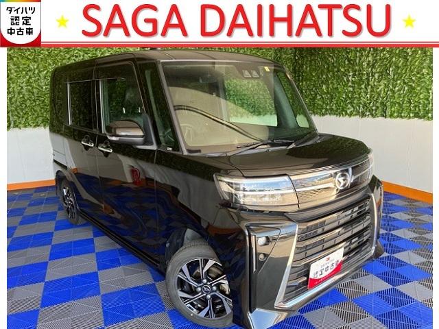 タントカスタムＸ両側電動スライドドア・ドラレコ・バックモニター・プッシュボタンスタート・ステアリングスイッチ・オートエアコン・キーフリー・コーナーセンサー・アルミホイール・シートヒーター・パワーウィンドウ（佐賀県）の中古車