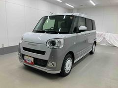 ムーヴキャンバスストライプスＧ衝突被害軽減ブレーキ　横滑り防止装置　オートハイビーム　アイドリングストップ　ステアリングスイッチ　オートライト　キーフリーシステム　オートエアコン　ナビ　ドラレコ　パノラマカメラ　ＥＴＣ　マット