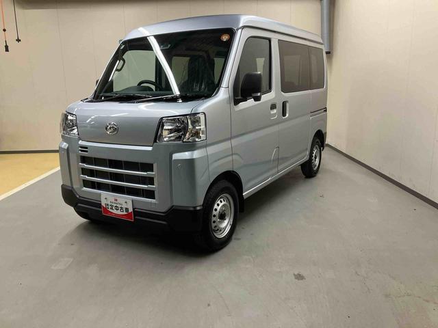 ハイゼットカーゴＤＸ／両側スライドドア／キーレス／前席パワーウィンドウＡＭ／ＦＭラジオ　キーレスエントリー　マニュアルエアコン　前席パワーウィンドウ　ハイルーフ　オーバーヘッドシェルフ　手引き式パーキングブレーキ　スマートアシスト　コーナーセンサー　ユースフルナット（三重県）の中古車