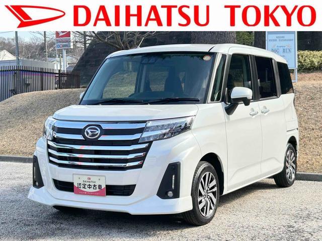 トールカスタムＧ　９インチディスプレイオーディオ　パノラマモニター保証　新車保証・まごころ保証　１年間・走行距離無制限付き　純正９インチナビ　パノラマモニター　キーフリーシステム　両側電動スライドドア　アダプティブクルーズコントロール　コーナーセンサー（東京都）の中古車