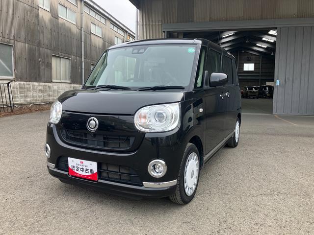 ムーヴキャンバスＧブラックアクセントＶＳ　ＳＡIII軽自動車　ＬＥＤヘッドランプ　プッシュスタートボタン　両側パワースライドドア　スマートキー　７インチナビ　パノラマ対応カメラ　オートエアコン　オートライト　１４インチフルホイールキャップ（和歌山県）の中古車