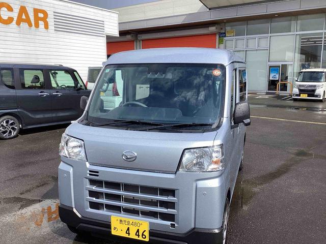 ハイゼットカーゴＤＸインパネシフト　運転席助手席エアバック　両側スライドドア　車線逸脱　衝突被害軽減システム　ＡＢＳ（鹿児島県）の中古車