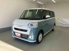 ムーヴキャンバスストライプスＧ衝突被害軽減ブレーキ　横滑り防止装置　オートハイビーム　アイドリングストップ　ステアリングスイッチ　オートライト　キーフリーシステム　オートエアコン　パノラマカメラ