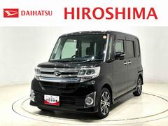 タントカスタムＲＳ　スマートセレクションＳＡナビ　バックカメラ　ＥＴＣ　ＬＥＤオートライト　両側パワースライドドア　オート電動格納式ドアミラー　助手席ロングスライド　　アルミホイール　キーフリーシステム