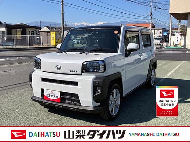 タフトＧ　純正ナビゲーション　バックモニタースマートアシスト・１５インチアルミ・ＬＥＤヘッドランプ・ＬＥＤフォグ・スカイフィールトップ・電動パーキング・運転席助手席シートヒーター・ＵＳＢソケット（山梨県）の中古車