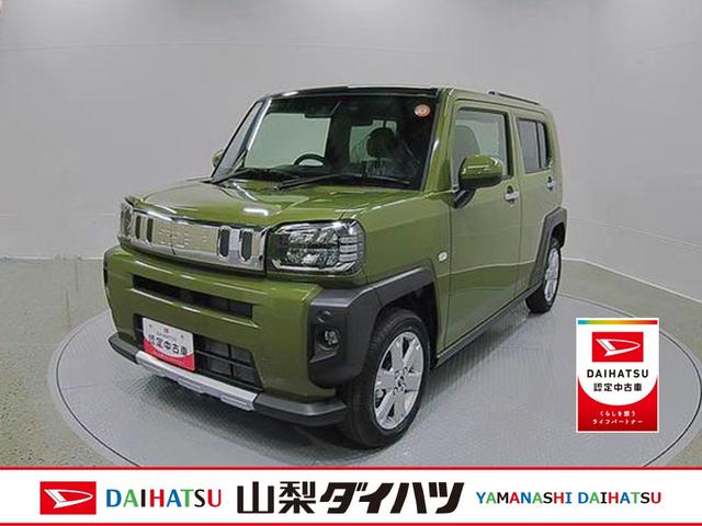 タフトＧ　クロムベンチャー　純正ナビ　前後ドラレコスマートアシスト・１５インチアルミ・ＬＥＤヘッドランプ・ＬＥＤフォグ・スカイフィールトップ・電動パーキング・運転席助手席シートヒーター・ＵＳＢソケット（山梨県）の中古車