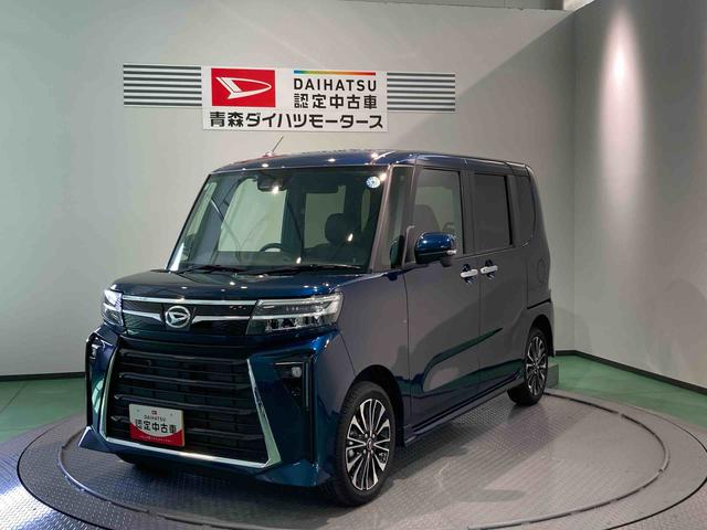 タントカスタムＲＳナビ　ＥＴＣ　前席シートヒーター　下回り防錆済み　ターボ　４ＷＤ　エアバッグ　アルミ　ＡＢＳ　キーフリー（青森県）の中古車