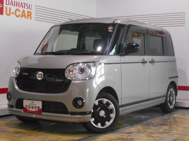 ムーヴキャンバスＧブラックアクセントＶＳ　ＳＡ３　純正ナビ　ドラレコ　装着２０２１年モデル　ダイハツ純正８インチメモリーナビ　ドライブレコーダー　パノラマモニター　ＴＶコントロールキット　装着車　ノーマルタイヤ４本新品（福井県）の中古車