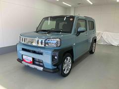 タフトＧターボ　クロムベンチャー衝突被害軽減ブレーキ　横滑り防止装置　オートハイビーム　アイドリングストップ　ステアリングスイッチ　オートライト　キーフリーシステム　オートエアコン　パノラマカメラ