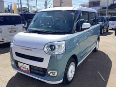 ムーヴキャンバスストライプスＧターボターボ車　インパネシフト　プッシュスタートスイッチ　電子カードキー　電動パーキングブレーキ　衝突軽減ブレーキ　レーンアシスト　オートマチックハイビーム　ＡＢＳ　両側パワースライドドア