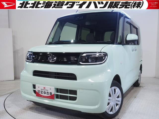 タントＸ４ＷＤ　両側スライドドア左電動　ＬＥＤヘッドライト　オートライト　ＣＤチューナー　リモコンエンジンスターター　運転席助手席シートヒーター　後席テーブル　キーフリーシステム　アイドリングストップ（北海道）の中古車