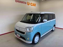 ムーヴキャンバスＧ　ＳＡＩＩＩ４ＷＤ　純正ナビ　ＥＴＣ　ＬＥＤヘッドライト　両側電動スライドドア　オートエアコン／ライト／ハイビーム／電動ドアミラー　チルトステアリング　運転席シートリフター