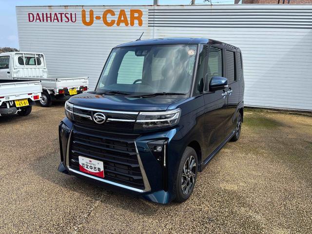 タントカスタムXインパネシフト プッシュスタートスイッチ 電子カードキー 電動パーキングブレーキ 両側パワースライドドア アルミホイール 衝突被害軽減システム ABS フォグランプ(鹿児島県)の中古車