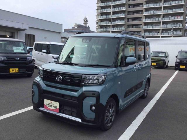 タントファンクロスインパネシフト　プッシュスタートスイッチ　電子カードキー　電動パーキングブレーキ　左右パワースライドドア　衝突被害軽減システム　レーンキープアシスト　アルミホイール　ＡＢＳ（鹿児島県）の中古車