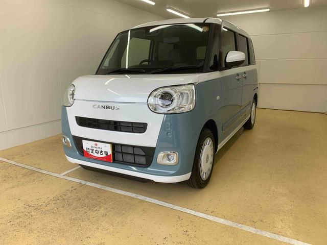 ムーヴキャンバスストライプスＧまごころ保証１年付き　記録簿　取扱説明書　オートマチックハイビーム　衝突被害軽減システム　スマートキー　レーンアシスト　禁煙車　ワンオーナー　エアバッグ　エアコン　パワーステアリング　パワーウィンドウ（静岡県）の中古車